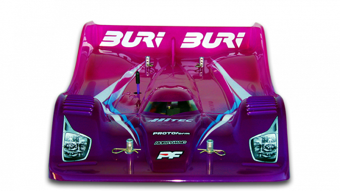 Buri Racer E1 Lila Karosserie von Vorne