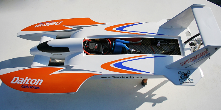 MHZ powerboats Miss Exide Hydroplane 